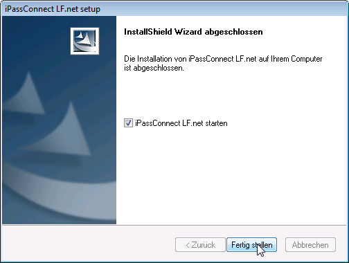 Installation - Beendet